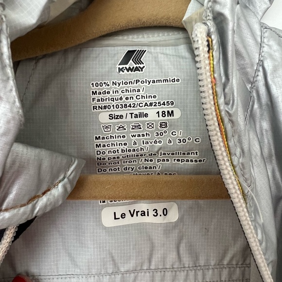 K-Way Le Vrai 3.0 Claude Raincoat 18M - Picture 2 of 3